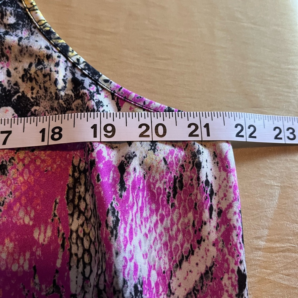 Jamie Sadock Pink and Yellow Snakeskin Maxi for Golf/Pickleball/ Tennis dress - Picture 9 of 10